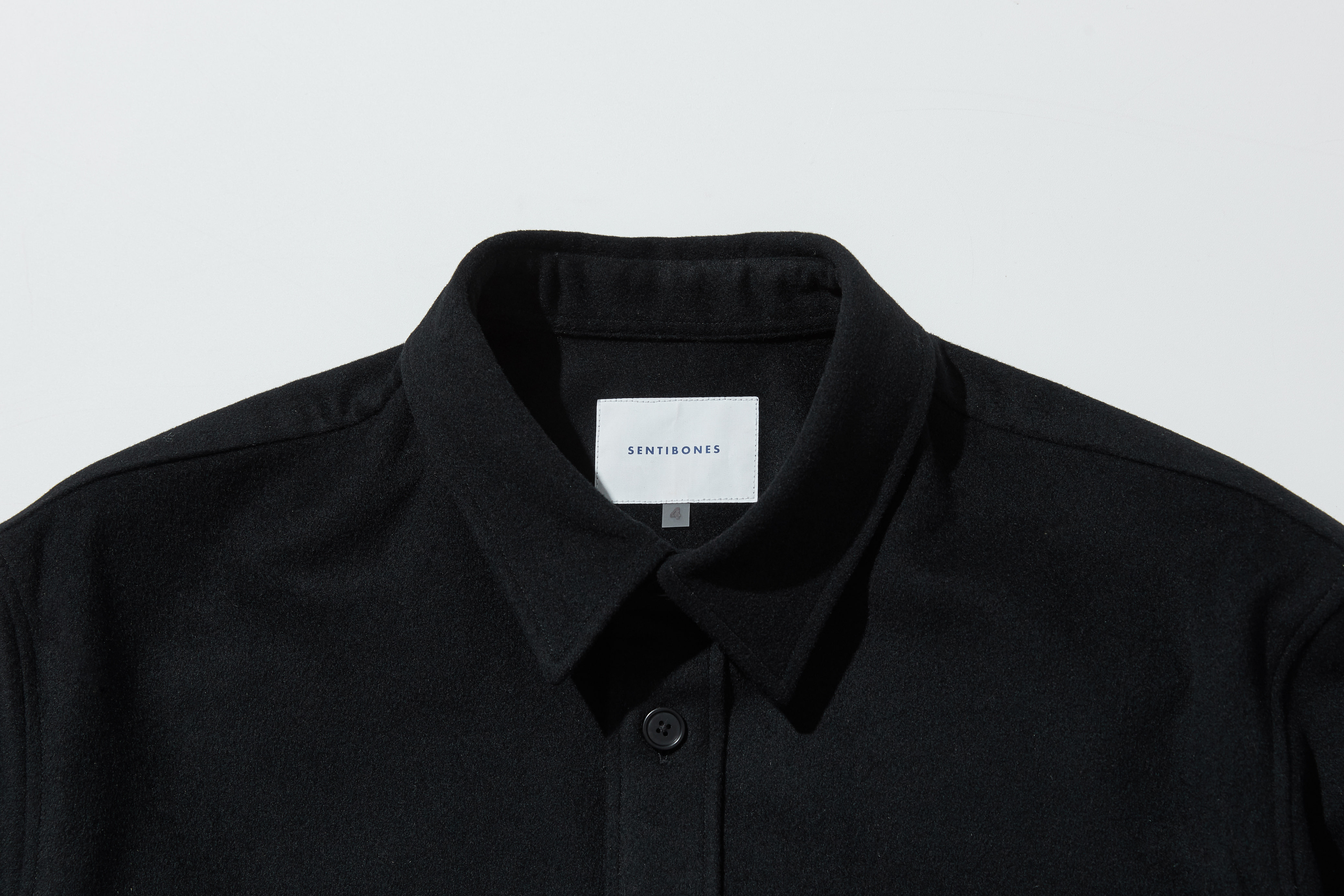CASHMERE / WOOL OVER SHIRTS - BLACK